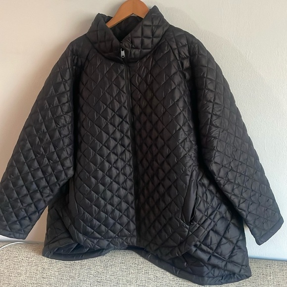 Athleta  Women’s Whisper Quilted Jacket in Black Size 3X - Picture 5 of 12